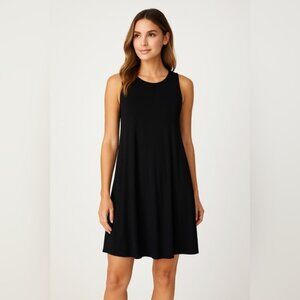 👗 Uniqlo Black Sleeveless A-Line Flare Dress - Size XS 🌟